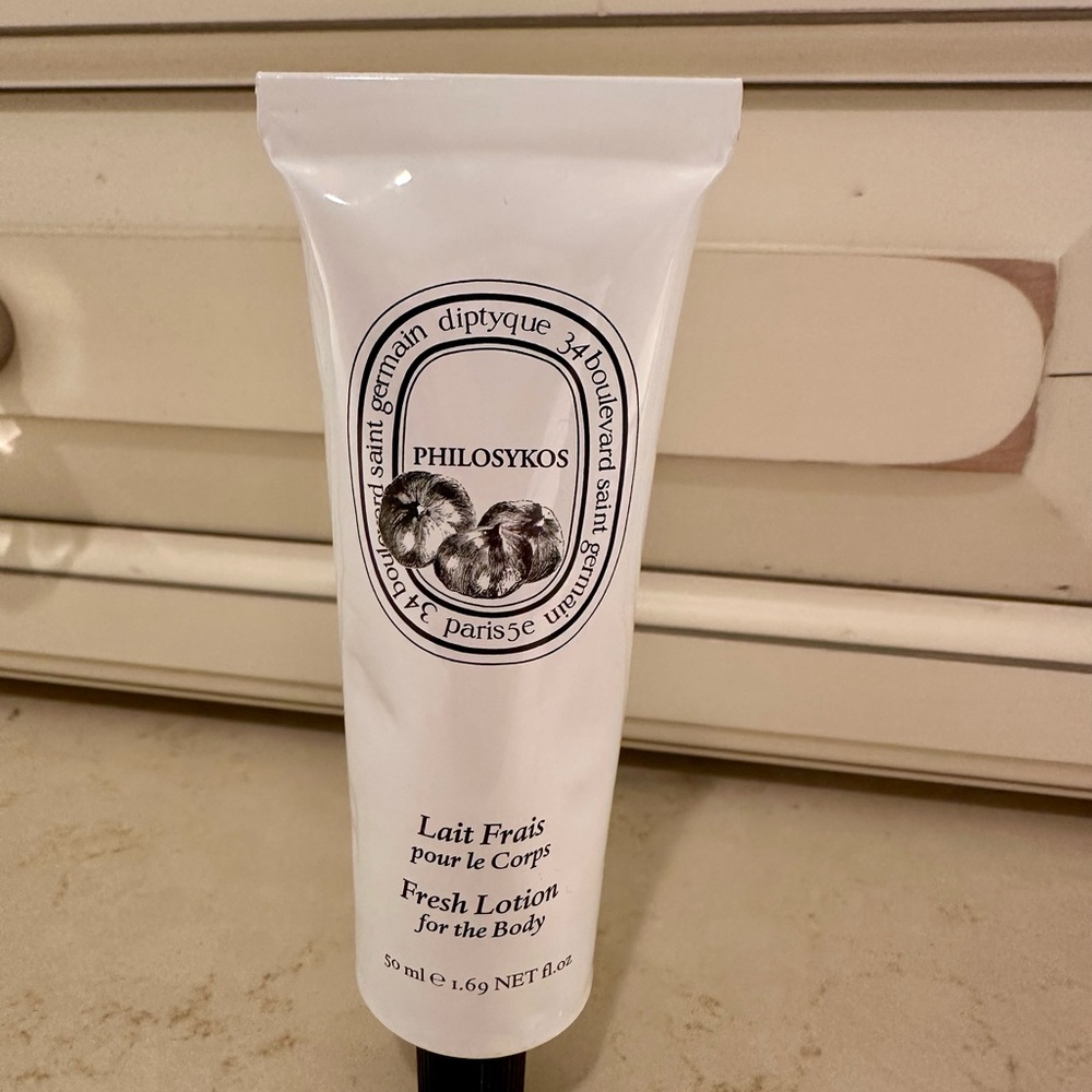 Diptyque Philosykos Fresh Body Lotion in White Travel Tube 50 ml